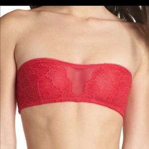 Intimately Free People Malinda Bandeau raspberry